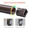 Vevor Rain Gutter Downspout Extensions 2-Pack Flexible Downspout Extender Brown, 2PK HC3003G2 - alternate 2