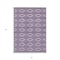 Homeroots 8' X 10' Purple Gray And Ivory Geometric Washable Indoor Outdoor Area Rug 599661 - alternate 4
