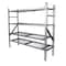 Prosource Heavy-Duty Boltless Shelving, 6000 lb Capacity, 4-Shelf, 78 in OAW, 22 in OAD, 72 in OAH, Brown 9637 - alternate 1