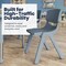 Flash Furniture 5 PC Plastic Activity Table and 4 Chairs Set, 10.5 in Seat Height-Dusty Blue YU-YCX-0043-2-MOON-TBL-DSTYBL-E-GG - alternate 5