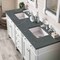 James Martin Vanities Brittany 72'' D Vanity, Bright White Vanity w/ Parisien Bleu Silestone Top w/ Wireless Charger 655-V72-BW-FPBL - alternate 6