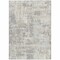 Homeroots 9' X 12' Ivory And Gray Abstract Washable Indoor Outdoor Area Rug 597978 - alternate 2