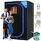 Serenelife Portable Sauna for Home, 2 Person Steam Tent with 4L Steamer, 2 Folding Chairs, Remote Control SLISAU40BK - alternate 1