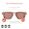 Ergodyne Translucent Tan Frame Tan Lens Safety Glasses, AFAS Lenses SIXTEN-AFAS - alternate 3