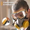 Powertec Safety Goggles, Scratch Proof UV Protection, Clear Anti-fog, Chemical Splash Protective Eyewear 71563N - alternate 2