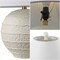 Jonathan Y Archer 21" Coastal Cottage Textured Resin/Metal Ridged LED Table Lamp, Antique White, 2PK JYL9205A-SET2 - alternate 4
