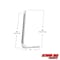 Extreme Max 3005.2178 Post Trailer Guide-On - 65", Zinc-Plated Uprights with Zinc-Plated Hardware 3005.2178 - alternate 2