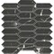 Emser Tile Elegan Series Porcelain Mosaic Tile, 13 in L Tile, 10 in W Tile, Pressed Edge, Nero, 20PK W95ELEGNE1111MPKM - alternate 1