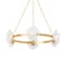 Corbett Lighting Almandine 41.25 in. Chandelier Vintage Gold Leaf 485-41-VGL - alternate 1
