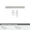 Amerock Monument 3 inch (76mm) Center-to-Center Satin Nickel Cabinet Pull, 10PK 10VMP36578G10 - alternate 4