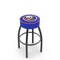 Holland Bar Stool Co 30" New York Islanders Cushion Seat, Blk Wrinkle Base Swivel Bar Stool L8B130NYIsln - alternate 1