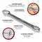 Performance Tool 11 in. Universal Double Box End Wrench W30789 - alternate 3