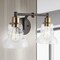 Jonathan Y Manhattan Vintage 18.5" 2-Light Metal/Glass Industrial Rustic LED Vanity, Brass Gold/Oil Rubbed Bronz JYL3545A - alternate 4