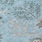 Homeroots 9' X 12' Sky Blue Gray And Charcoal Floral Washable Indoor Outdoor Area Rug 605489 - alternate 6