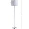 Jonathan Y Aubrey 59.5" Crystal / Metal LED Floor Lamp, Clear/Chrome JYL2028A - alternate 5