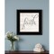 Homeroots Simple Words Faith 2 Black Framed Print Wall Art 405333 - alternate 2