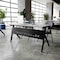 Flash Furniture Davis 60in. x 24in. HD Nesting Table w/Y-Legs, Modesty Panel, 1in. Thick Gray Tabletop, Black Frame MT-M6024-Y-LEG-GRYBLK-GG - alternate 5