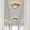 Jonathan Y Malia 12" 1-Light Traditional Transitional Iron LED Flush Mount, Chrome/Clear, 2PK JYL9901A-SET2 - alternate 4