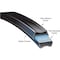 Gates Double V-Belt, Hi-Power Dubl-V, AA112, AA, EPDM, 114 in, 1/2 in Top Width AA112 - alternate 4