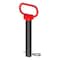 Curt Clevis Pin with Handle and Clip, 1 in Dia Pin, 2, 2-1/2 in OAL, Steel, Powder-Coated 45803 - alternate 1