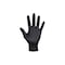 Sas Safety Raven, Nitrile Disposable Gloves, Textured, 7 mil Palm, Nitrile, Powder-Free, M, Black, 100 PK SA66517 - alternate 2