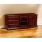 Homeroots 58in Brown Solid and Manufactured Wood Enclosed and Open Storage TV Stand 347481 - alternate 2