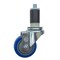 Service Caster 3'' SS Blue Poly Wheel Swivel 1-1/8'' Expanding Stem Caster SCC-SSEX20S314-PPUB-BLUE-118 - alternate 1