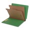 Pendaflex HD Pressboard End Tab Folders, Expands 2", 2 Dividers, 6 Fasteners, Letter, Green, 10PK 1006948 - alternate 1