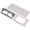 Wiremold GFCI Cover Fitting, Ivory, Steel 30TP-C - alternate 1
