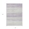 Homeroots 8' X 10' Lavender And Ivory Striped Washable Indoor Outdoor Area Rug 589695 - alternate 6