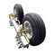 Mytee Products Hi-Speed Towing Dolly Pro Set w/ 5.70 in Diameter Tires, Cross Rails - 4,280 lbs MP-HSD-P5D - alternate 5