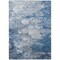 Homeroots 9' X 12' Denim Blue And Sky Blue Abstract Washable Indoor Outdoor Area Rug 582162 - alternate 2