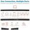 Tripp Lite TRIPLE-MONITOR USB-C DOCKING STATION WITH 4K HDMI & DISPLAYPORT, VGA - USB-A/C,  U442-DOCK7D-B - alternate 5
