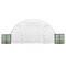 Mytee Products White 21.5 Oz PVC End Wall for Shipping Container Shelter Cover 40 Feet Wide CSB-DOOR40 - alternate 2