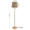 Jonathan Y Ocata 61" 2-Light Coastal Bohemian Iron/Rattan LED Floor Lamp with Pull-Chain, Brown Wood Finish JYL3091A - alternate 4