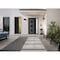 Vdomdoors Front Exterior Prehung Metal-Plastic Door, Manux 8661 Matte Black, Side Sidelite Transom, Office Co MANUX8661EXD-BLK-W36+16xH80-RH - alternate 1