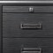 Homeroots 27" Gray Wood Two Drawer Nightstand 384061 - alternate 3