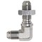 Gates Male JIC 37 Flare to Male JIC 37 Flare Bulkhead - 90 SAE to SAE G60447-0808 - alternate 2