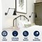 Jonathan Y Rover 7 in. Classic Industrial Metal Adjustable Arm LED Wall Sconce, Black, 2PK JYL7462E-SET2 - alternate 3