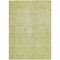Homeroots 8' X 10' Artichoke Green And Ivory Damask Washable Indoor Outdoor Area Rug 603350 - alternate 2