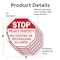Signmission Stop Private Property No Hunting or, 6 inch X 6 inch, Vinyl Decal, 5PK OC-D-5PACK-6-207 - alternate 2