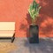 Leisuremod Basalt Tall Square Fiberstone & MgO Clay Planter, Weather-Resistant, Fully Assembled BP28BL - alternate 3
