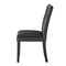 Homeroots Set of Two Charcoal and Black Upholstered Faux Leather Dining Side Chairs 654253 - alternate 4