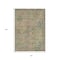 Homeroots 8' X 10' Green Teal Blue And Mauve Floral Medallion Washable Indoor Outdoor Area Rug 616619 - alternate 2