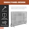 Lavish Home Fireplace Screen Single Panel Gate with Protective Mesh Spark Guard for Fire Place 80-FPSR-15 - alternate 4