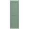 Ekena Millwork True Fit PVC Two Equal Flat Panel Shutters, Track Green, 15W x 59H, PR TFP101FPF15X059TG - alternate 6