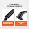 Vevor Roof Rack Crossbar for Naked Roof Vehicle Aluminum with Lock HJ-RB017-108CM - alternate 3