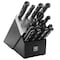 Henckels Solution 16-pc Self-Sharpening Knife Block Setand, Black 1010971 - alternate 4