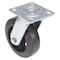 Vestil Rubber Swivel Caster 6 In. Diameter 2 In. Width 507 Lb. Capacity Black CST-VE-6X2MR-S - alternate 3