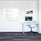 Luxor Porcelain Wall-Mounted Dry Erase Whiteboard, 48'' W x 36'' H DEWM002 - alternate 2